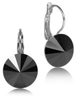 Ohrringe versilbert Primero Crystals 14 mm