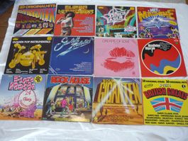 12x Vinyl Schallplatten - Disco Rock Pop Sampler