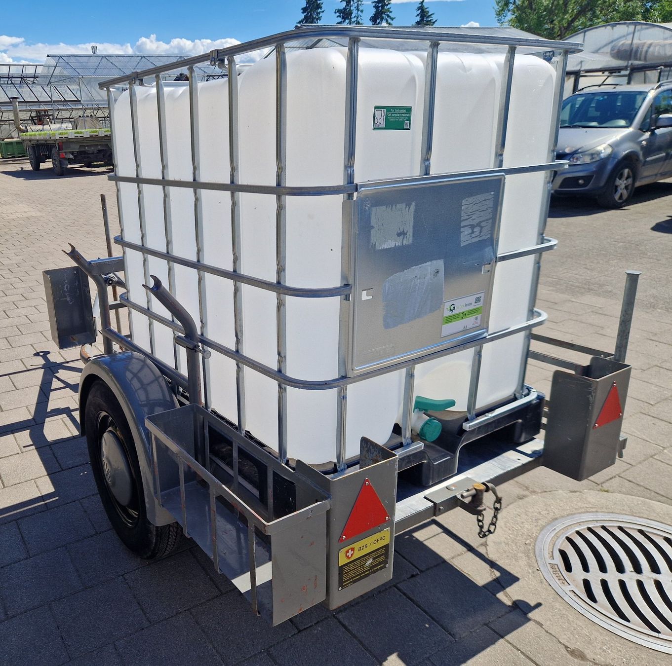 Remorques: Anhänger mit Wassertank IBC – D'occasion à Gampelen par Schmidi887 3