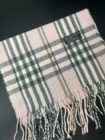Écharpe Burberry Laine Rose clair