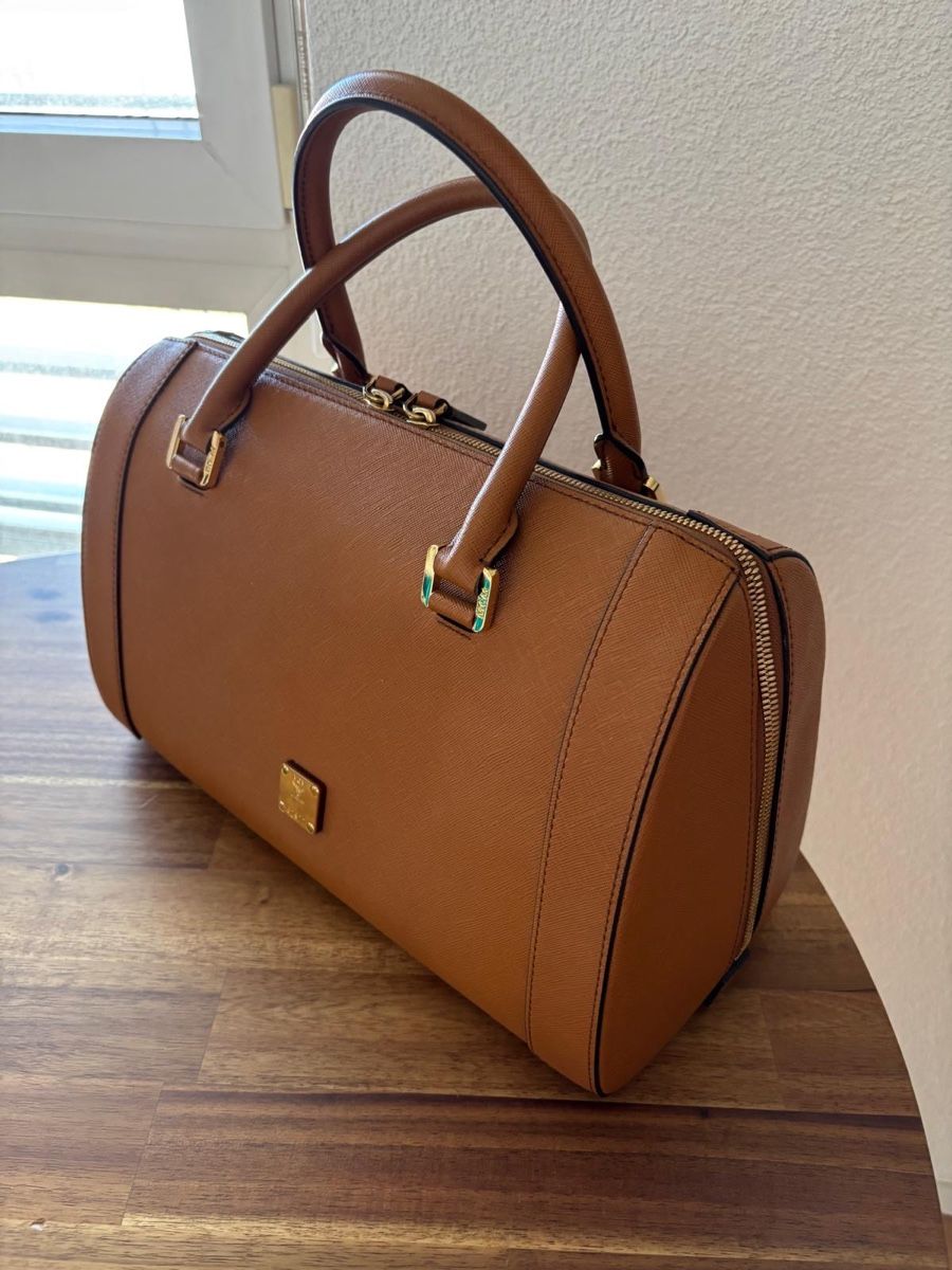 Mcm Borse: MCM Boston Bag, Cognac, – Nuovo e nell'imballaggio originale da Sommeri venduto da L.DiNi