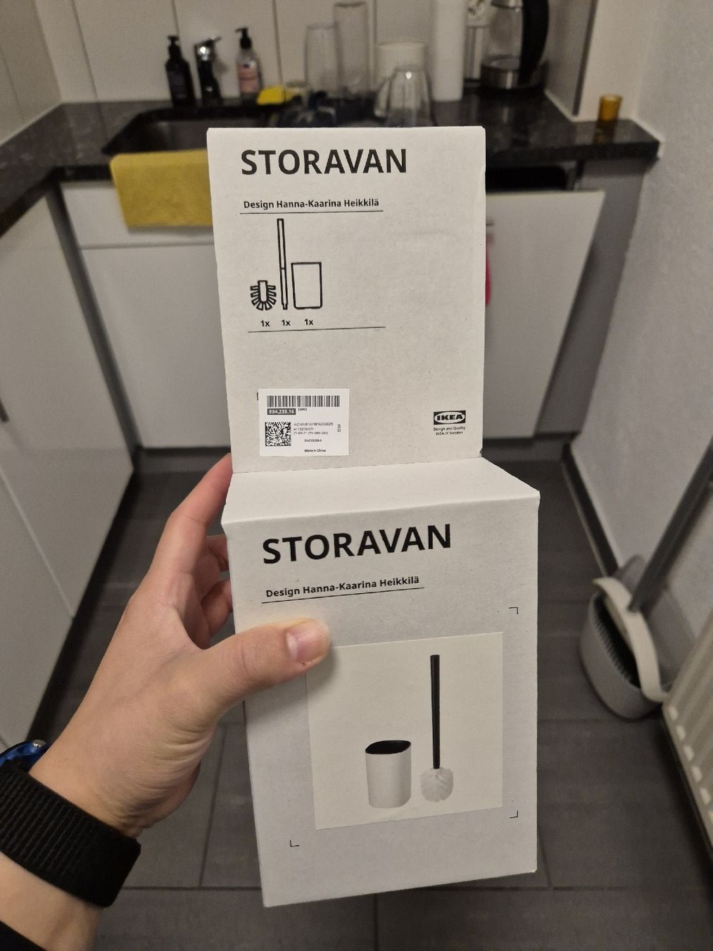 Ikea Altri accessori per il bagno: WC-Bürste, weiß/schwarz, ikea storavan – Nuovo e nell'imballaggio originale da Bern venduto da hln_yn