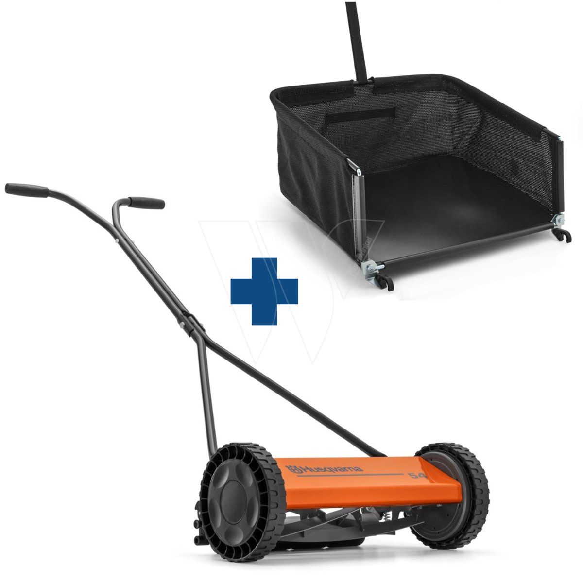 Husqvarna Tagliaerba: Husqvarna Handrasenmäher 54 + Grasfänger – Usato da Bonstetten venduto da Zuriko
