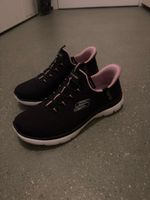 Skechers Slip-ins Damen Sneaker schwarz rosa