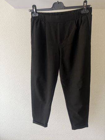 Schwarzi Stoffhose von Bershka, Grössi L
