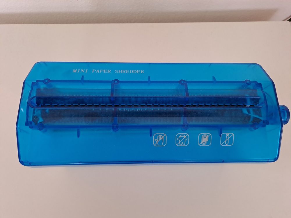 TOGEVAL Hand-Aktenvernichter - Manueller Papierzerkleinerer Für Büro & Zuhause