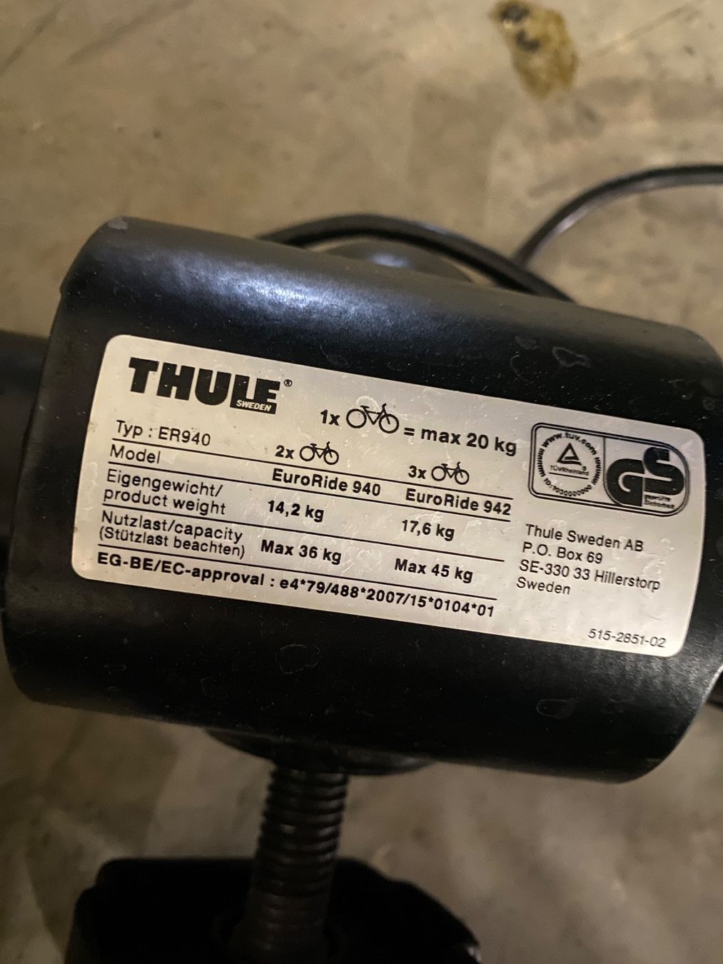 Rimorchi: Thule Fahrradträger – Usato da Tafers venduto da Piscu90 1