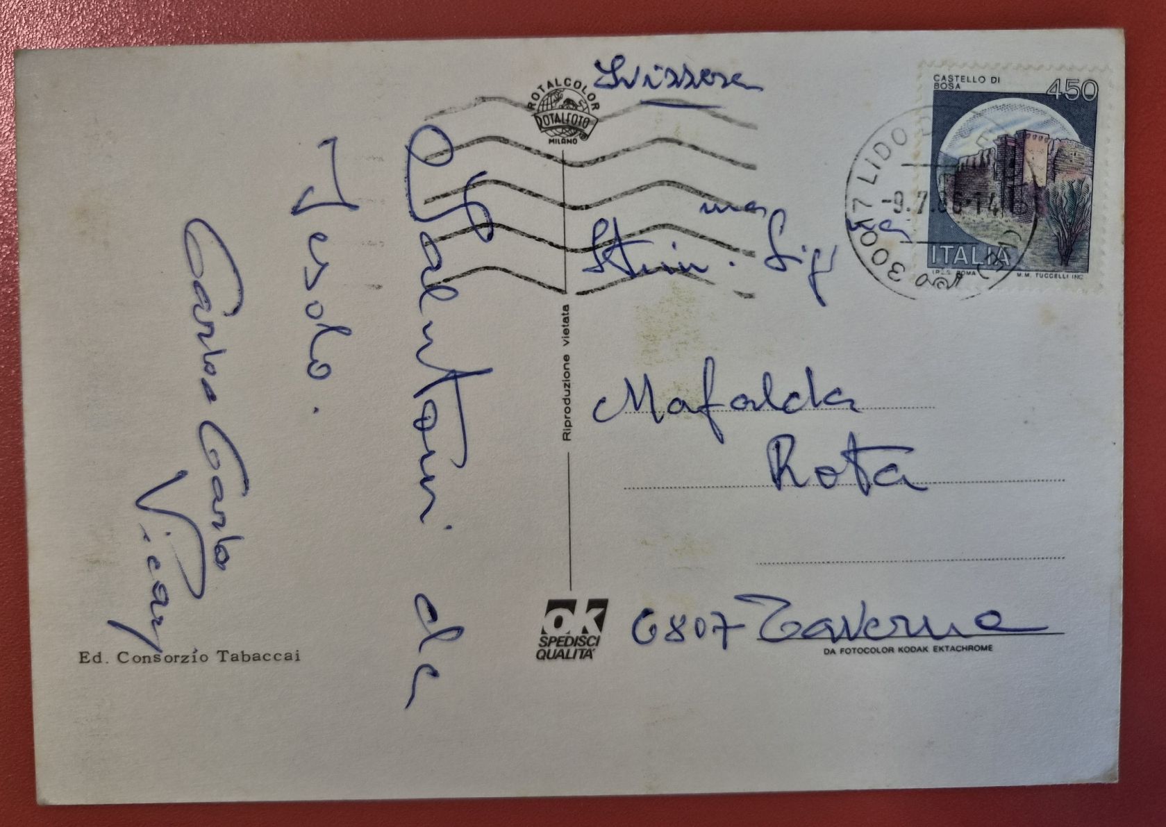 Cartoline postali: Jesolo Lido Italien 1986 – Usato da Melchnau venduto da Arthurius 1