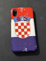 iPhone X/XS Hülle Kroatien - Retro Design