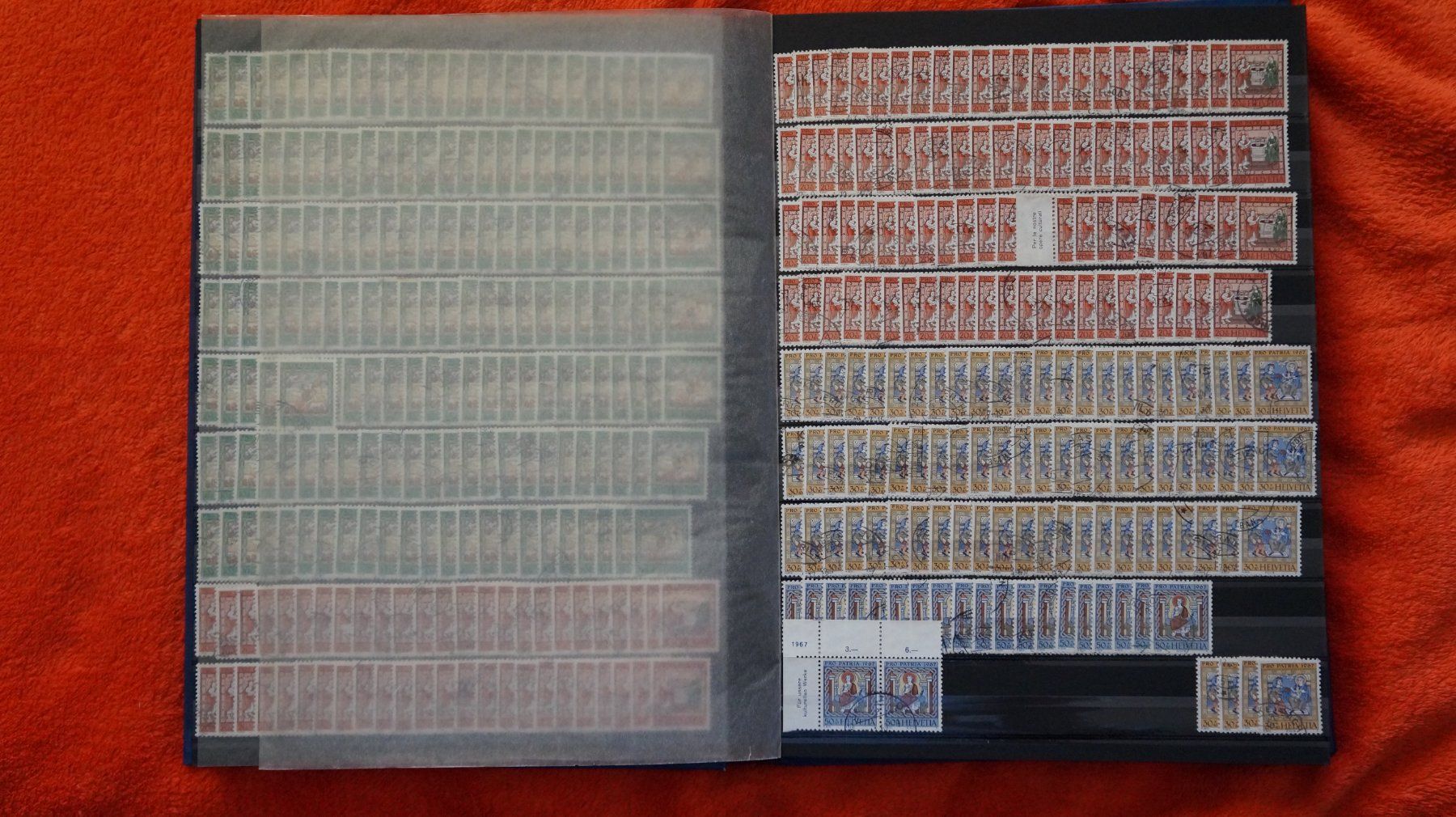 Alle Briefmarken: 1 Alben mit Pro Patria ab 1963 – Gebraucht aus Sulgen von Kengi0 4