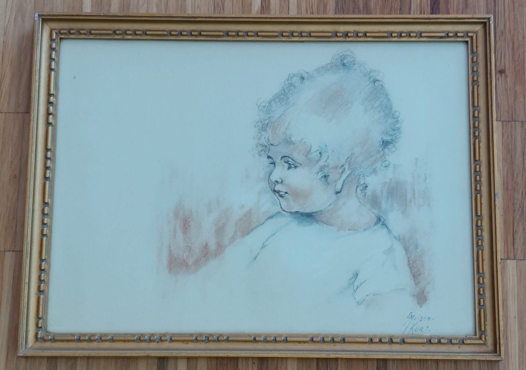 Dipinti: Erna Maison.Kurt: Kinderportrait – Usato da Wald ZH venduto da MartialArts