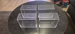 4x Protecc Acryl Vitrinen/Display-Boxen, Top Zustand!