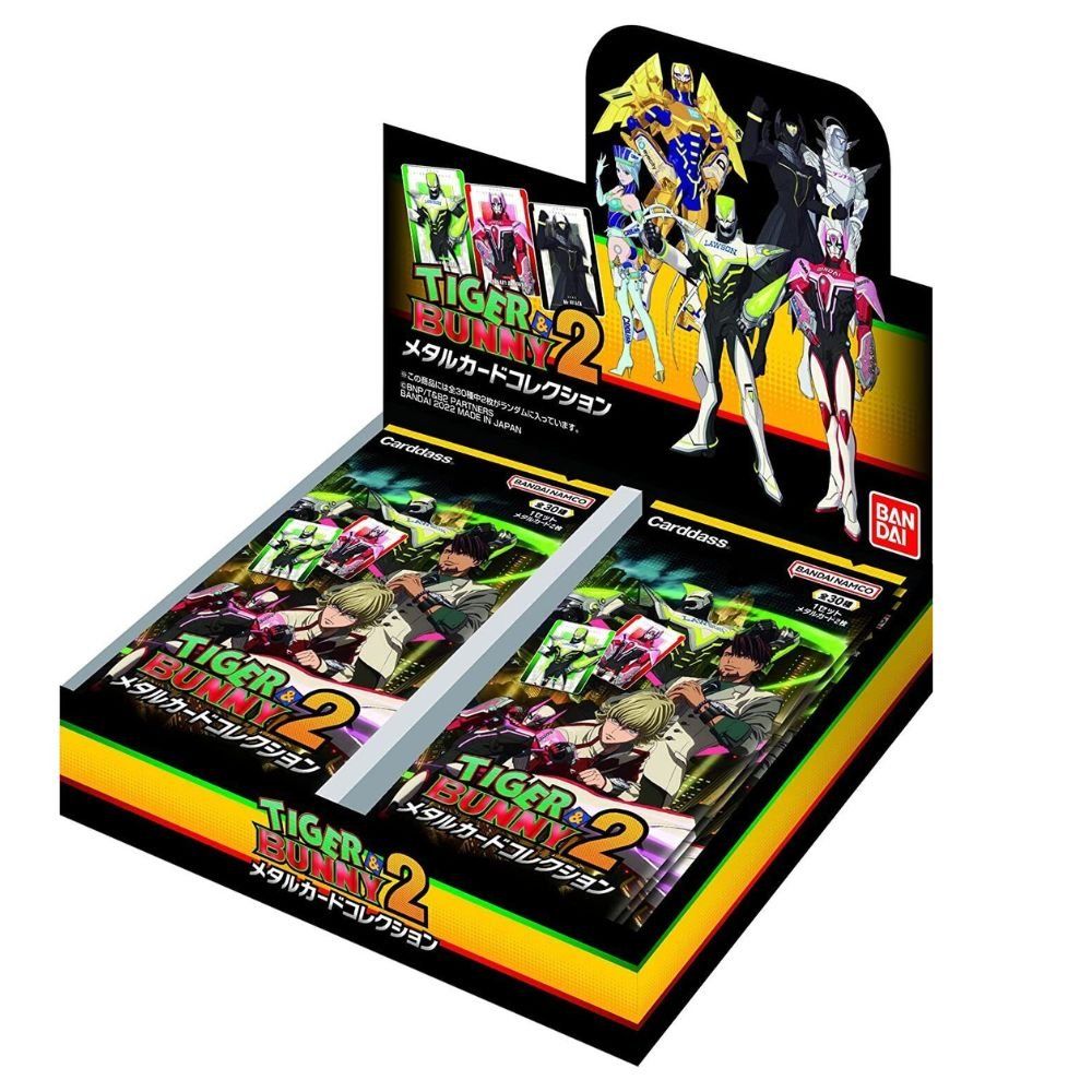 Bandai Carte collezionabili: TIGER & BUNNY 2 Metal Card Collection – Nuovo e nell'imballaggio originale da Genève venduto da Cardtreasure