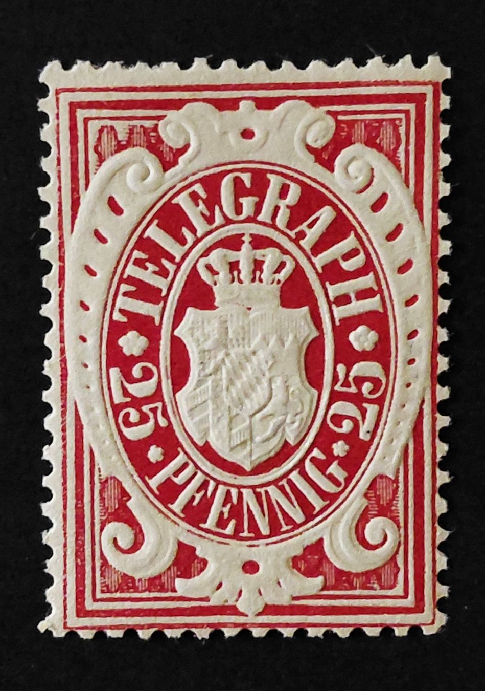 Tutti i francobolli: Bayern - Telegraphenmarke 1876** – Nuovo (secondo la descrizione) da Ebikon venduto da smartbox