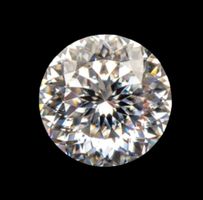 Pierres précieuses Moissanite,  Purité VVS1 6.5 mm 1ct.