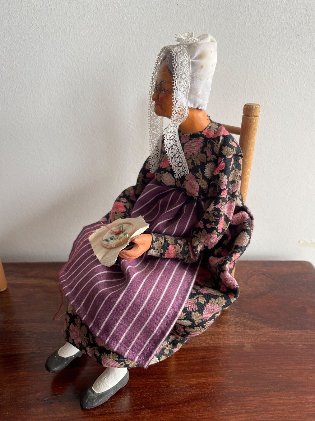 Statuette: Statuettes Couple Âgé Atelier de Santons Provence – Usato da Vallamand venduto da Bricbracbroc82 4