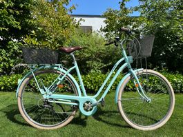 Damenvelo BTWIN Mintgrün, Retro Look, Top Zustand!