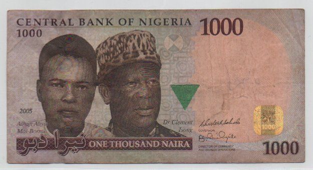 Banconote: 1000 NAIRA - ANNO 2005 - NIGERIA – Usato da CHIASSO venduto da Rochelle59.