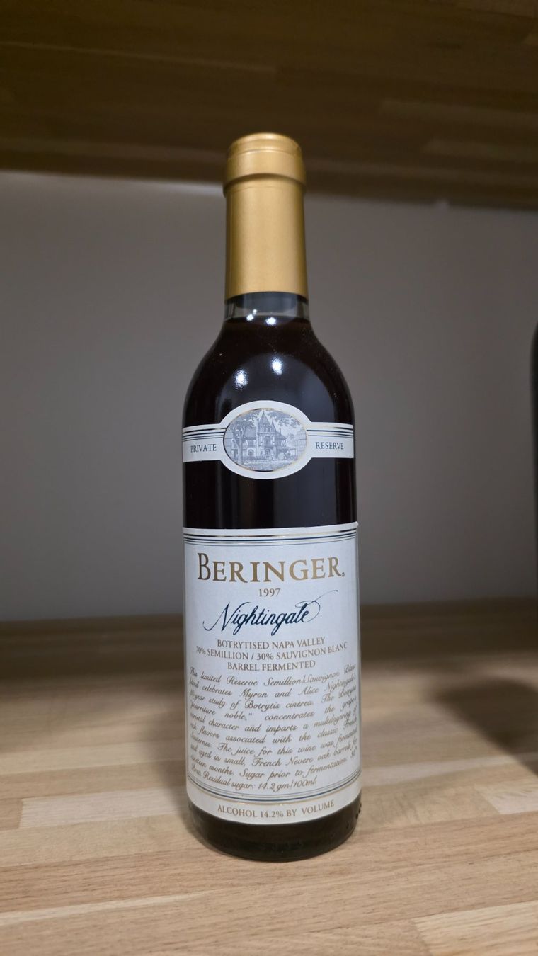 Vino: Beringer Nightingale 1997 - 75cl – Nuovo e nell'imballaggio originale da Steinmaur venduto da Mediascan
