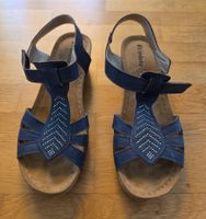 Dunkelblaue Sandalen von inblu, Grösse 39
