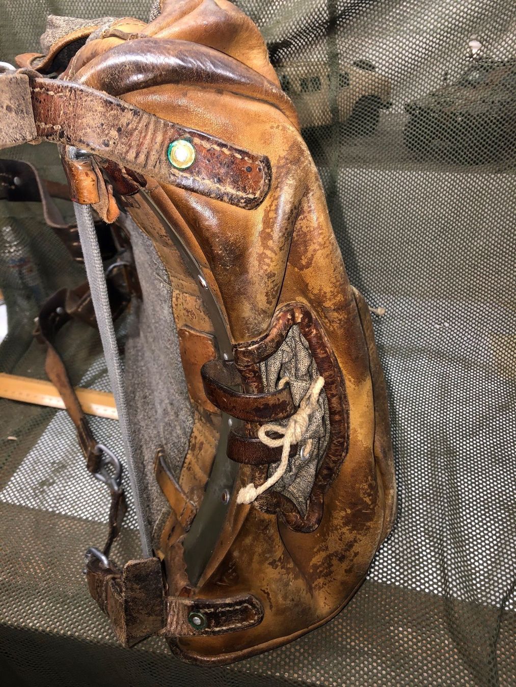 Schweizer Armee Zaini: Schweizer Armee Militär Gebirgsrucksack Rucksack WW2 – Usato da Madiswil venduto da TEMISO 5