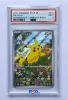 Pokémon Pikachu 218/SV-P Full Art Promo PSA 9 (japanisch)