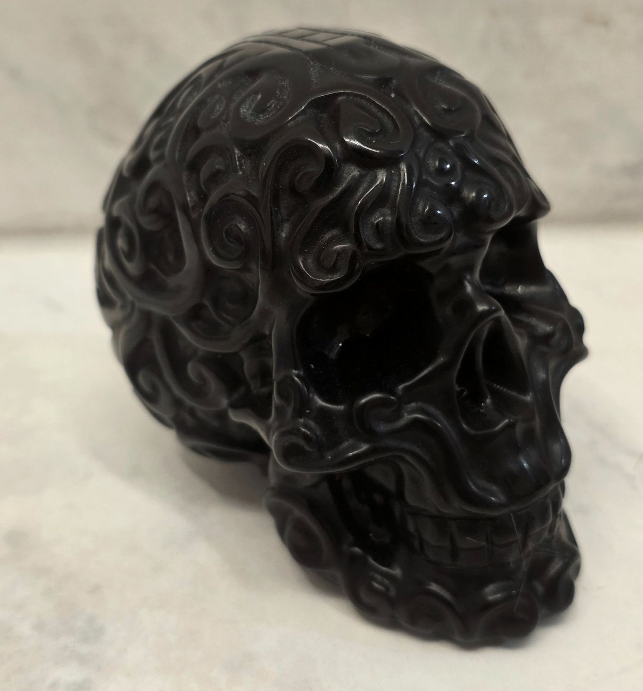Minerali & Pietre curative: Obsidian Schädel 500g – Nuovo e nell'imballaggio originale da Matzingen venduto da Shay_Crystalz