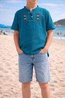 CHEMISE ENFANT BLEUE
