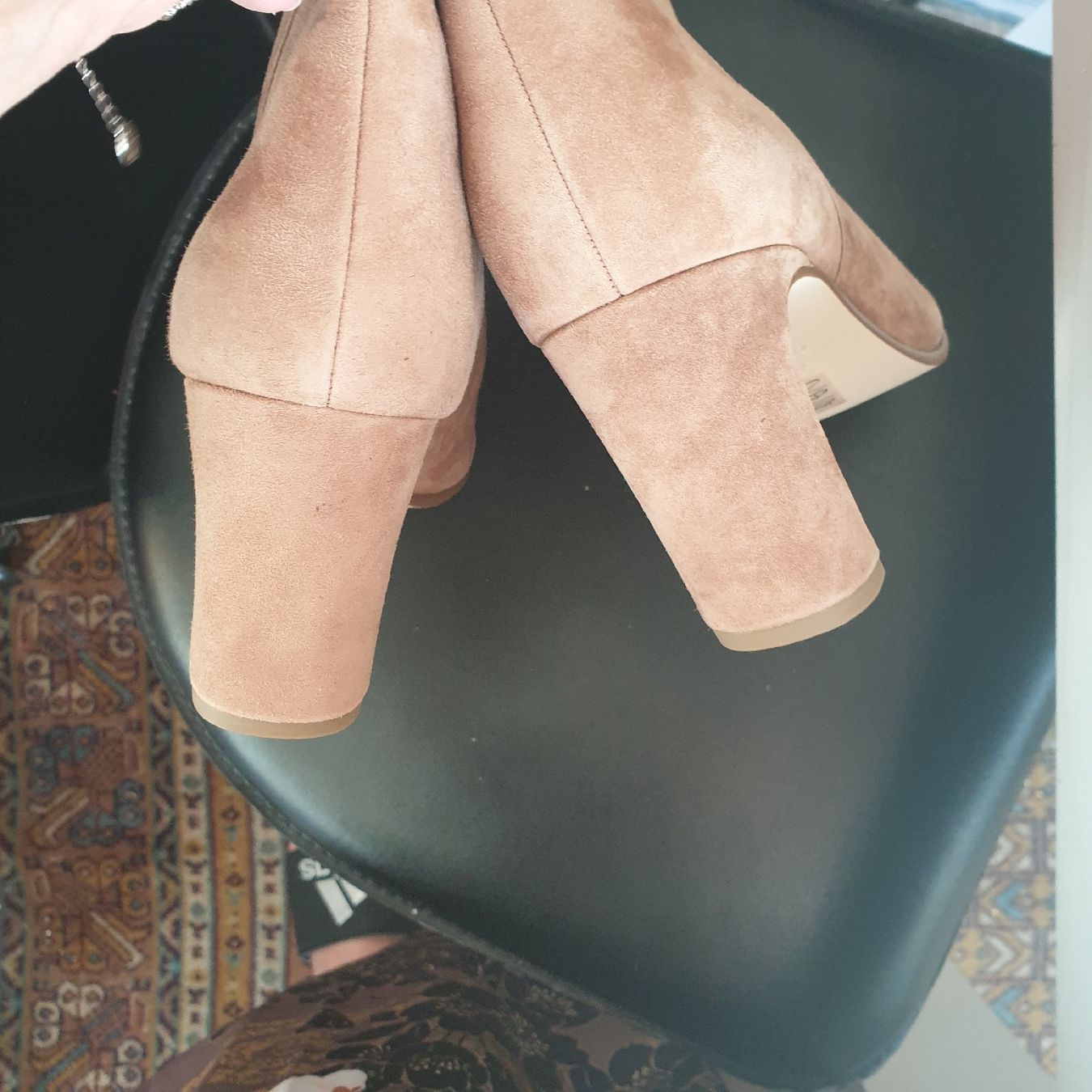 Dune London Scarpe da donna: DUNE neue Frühlings Echtwildlederstiefelette Gr. 39 – Nuovo (secondo la descrizione) da Frenkendorf venduto da Moon111 3