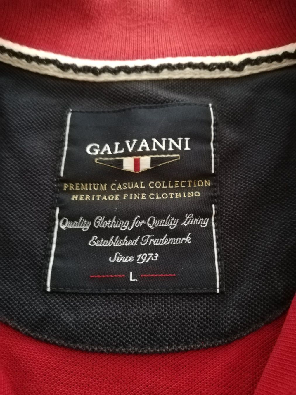 Magliette Polo: Polo Galvani rouge L – Usato da Genève venduto da ant_5hwp 3