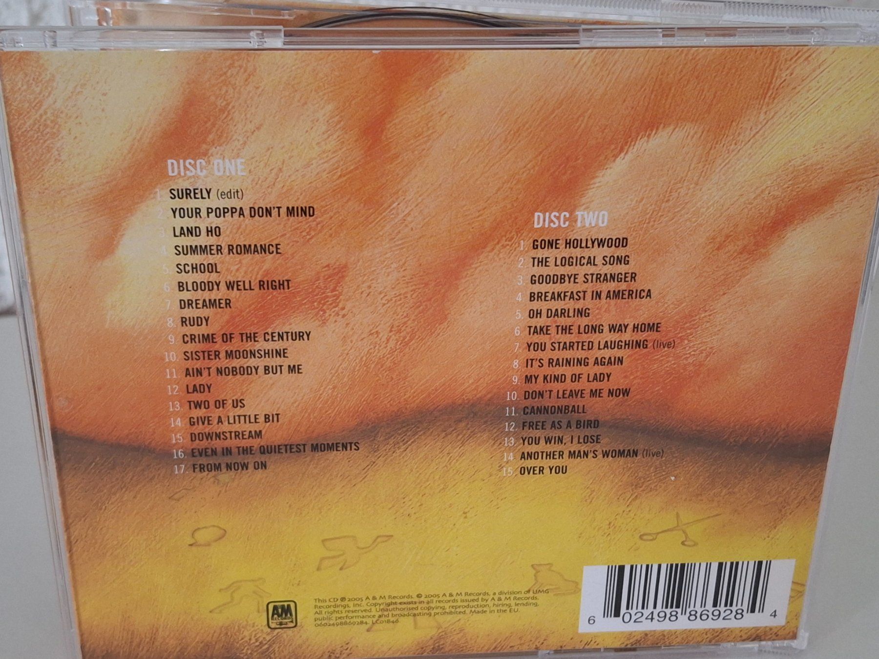 CD: 2CD Supertramp - Retrospectacle Anthology – Usato da Aarberg venduto da Jackup1 1