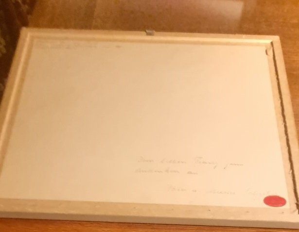 Incisioni: Ludwig Rohbock, Stich von Solothurn mit Widmung 1863 – Usato da Flums venduto da Flumsantik 5
