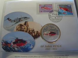 Medailllenbrief  60 Jahre REGA, 2012