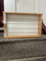 Toller Setzkasten/Vitrine mit Glastablaren und Glasfront