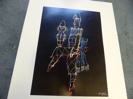 Basel,Herbert Leupin,Circus,Harlekin,Druckgrafik,Plakat,Küns