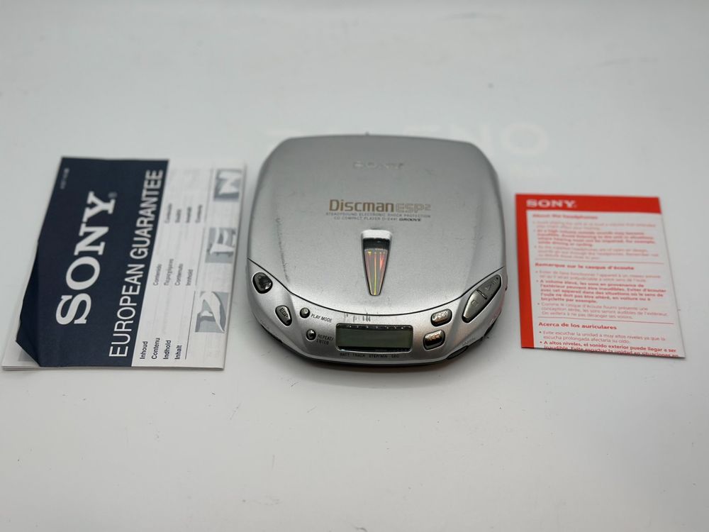 Sony 2 Discman Lecteur Baladeur CD Portable Player+Test OK! (Gebraucht ...