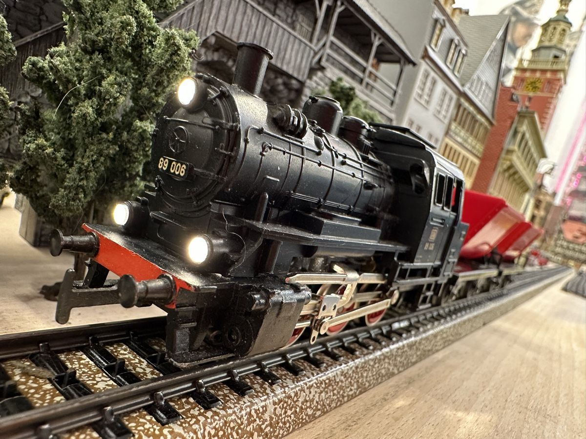 Märklin Modellini di ferrovie: Märklin 3000 DB BR 89 Kipplorenzug – Usato da Lupsingen venduto da New-Haven