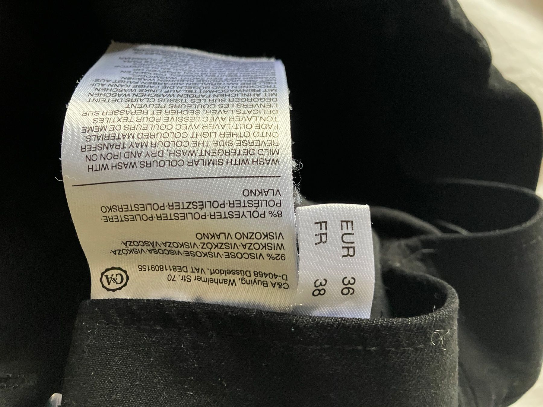 C&A Hosen: Schwarze Hose XS -C&A 36 – Gebraucht aus Zürich von Janakpur 2