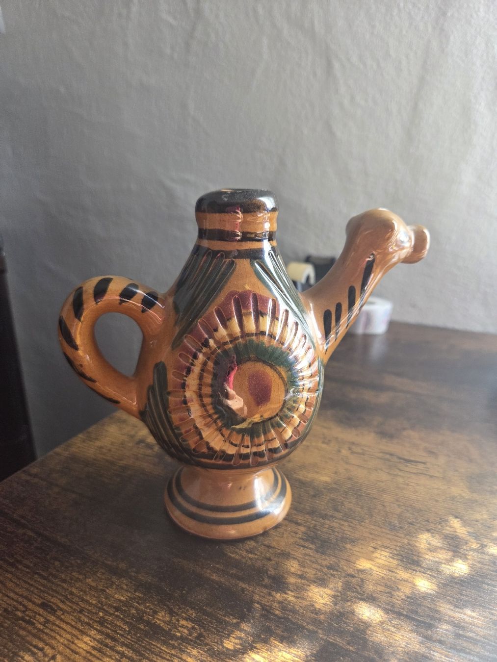 Statuette: Keramik Kanne Kamel Form bemalt braun gebraucht – Usato da Winterthur venduto da Maricels_Boutique