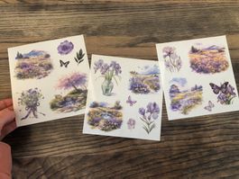 Sticker Aufkleber Scrapbook Natur Garten Frühling Blumen