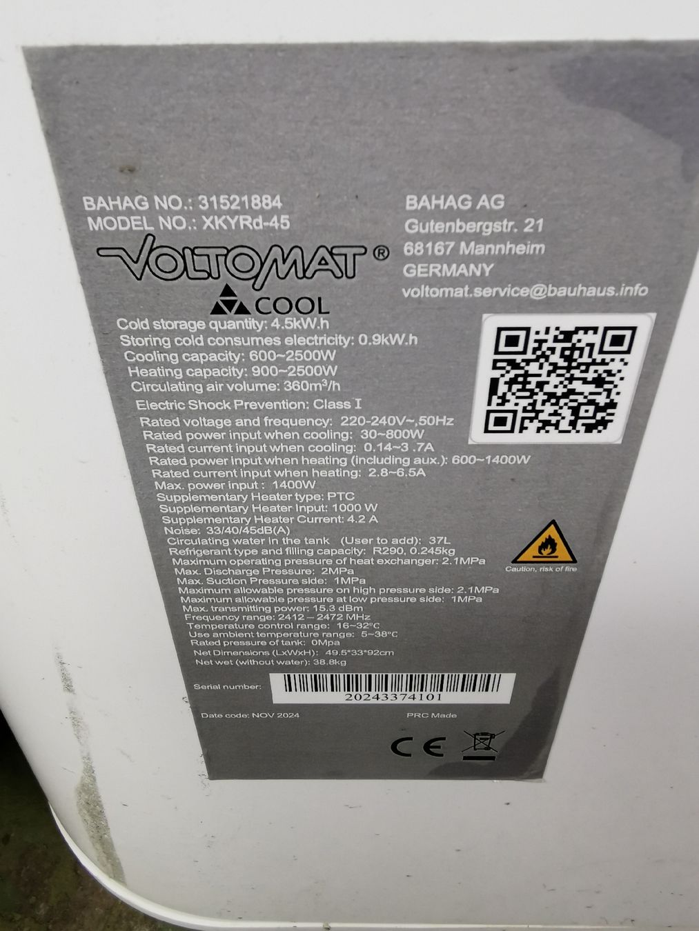 Climatiseurs: Klimagerät voltomat  – D'occasion à Maladers par Kj1234 4
