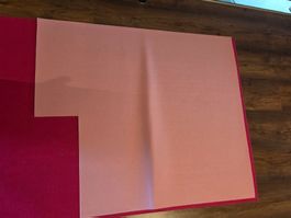 Filz ca 3mm rosa ca 100x90cm Bastelfilz