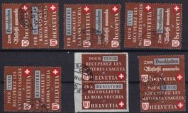 1942 Altstoffverwertung Paare senkrecht gestemp., Kat. 230.-
