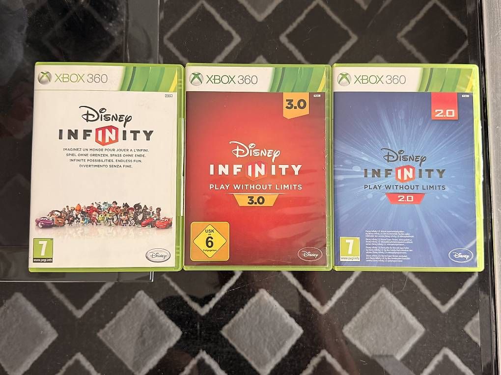 Giochi: Xbox 360 Disney Infinity Komplett Set  – Usato da Aarburg venduto da A.Monte.1990 1
