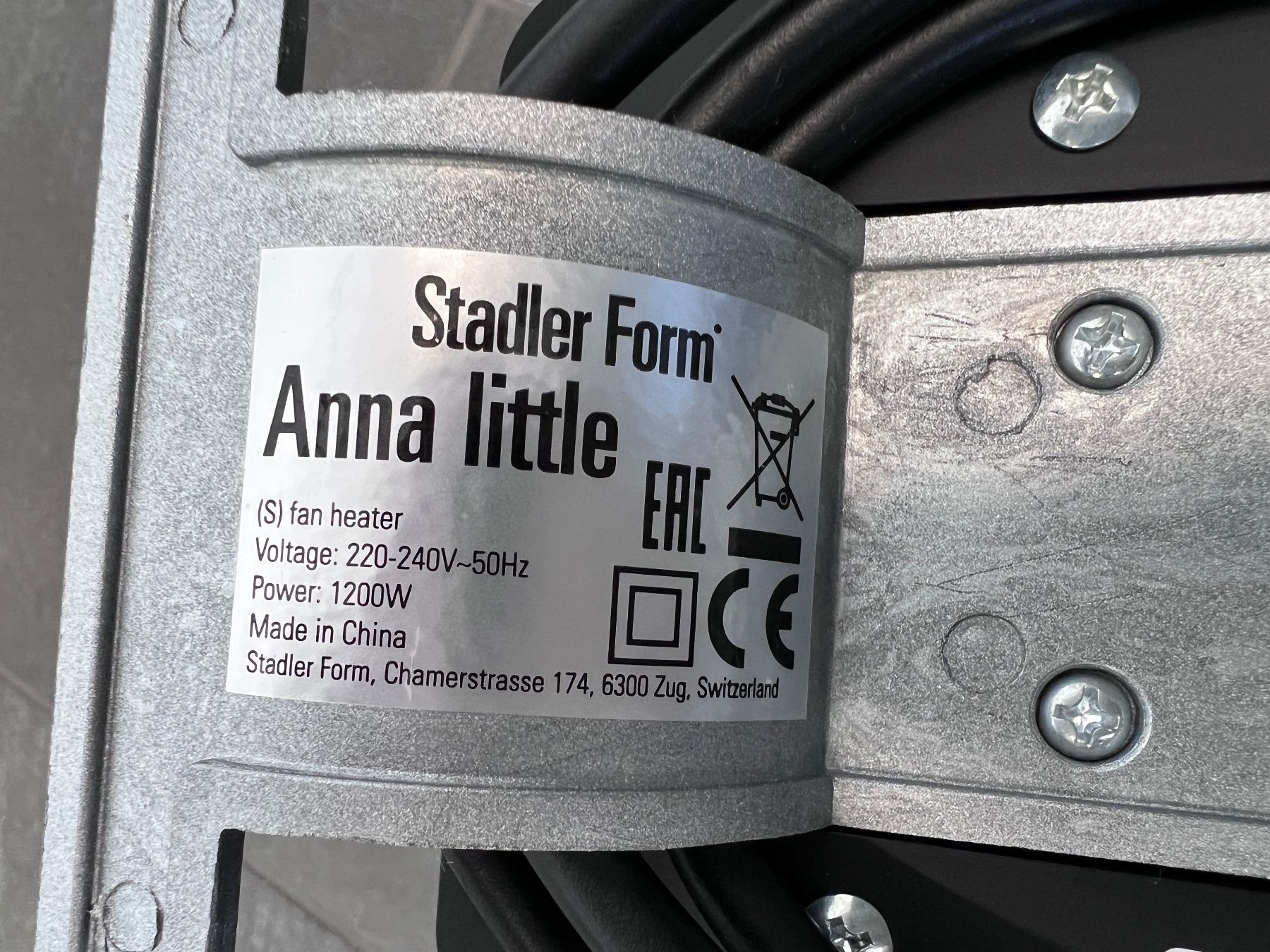 Stadler Form Radiatori: Heizlüfter Stadler Form Anna little – Usato da Schöfflisdorf venduto da S2K38373 4