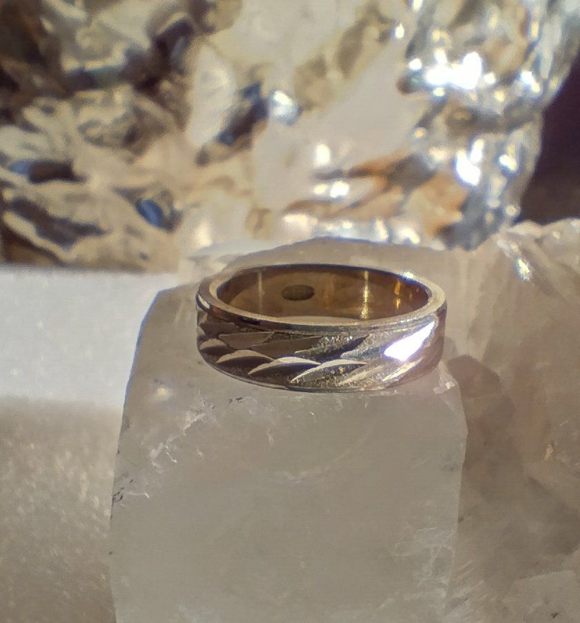 Bagues: RING SILBER 925 MIT MUSTERUNG – D'occasion à Romanshorn par BoutiqueA