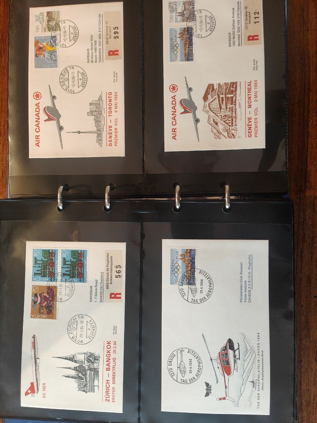 Alle Briefmarken: Swissair Erstflugbriefe original – Neu und originalverpackt aus Sachseln von Vultur70 4