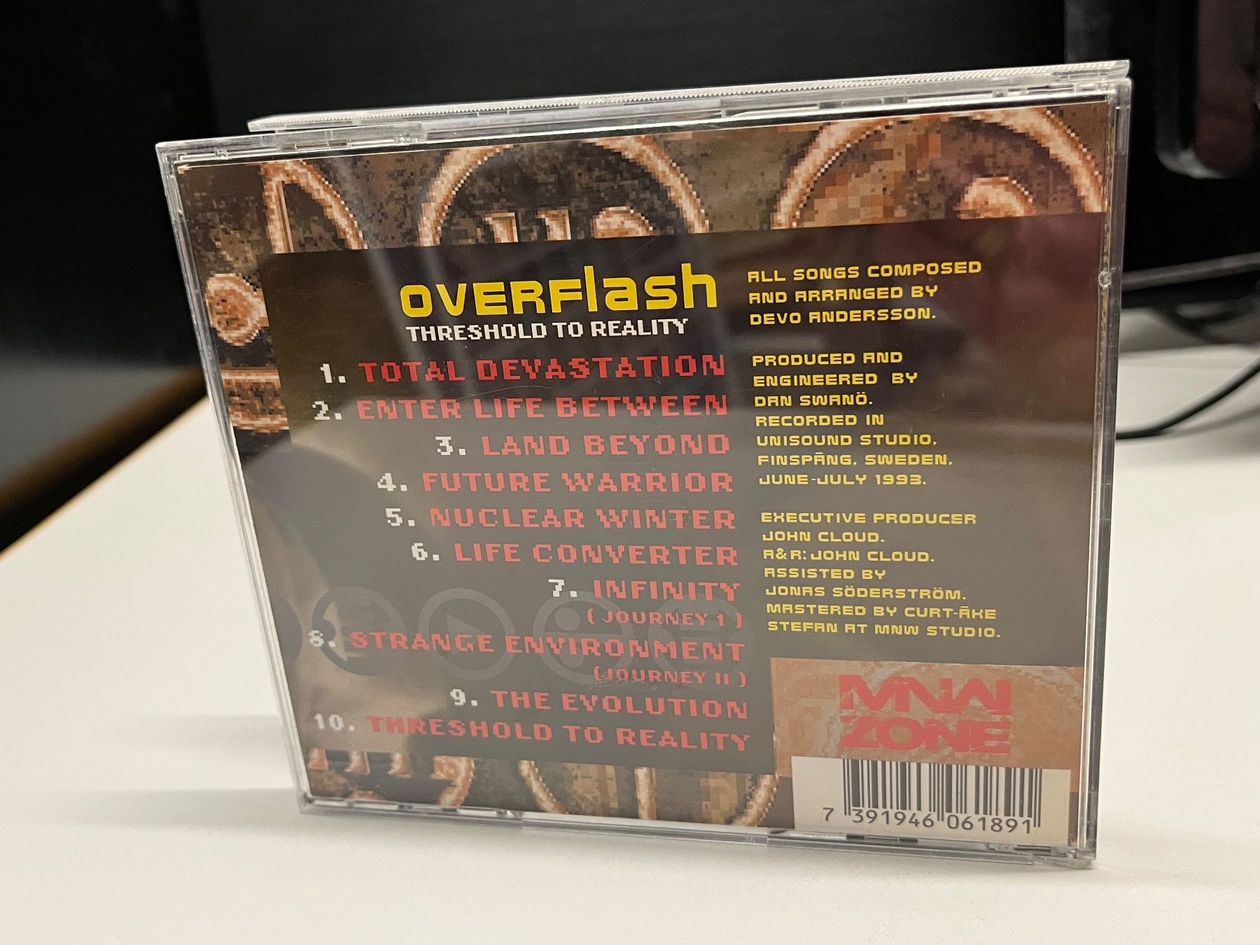 CDs: Overflash - Threshold To Reality - X01B – Gebraucht aus Küsnacht ZH von hardrock.earth 1