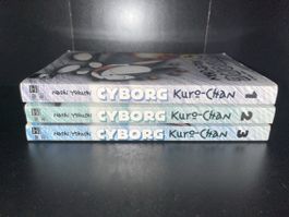 Cyborg Kuro-chan Band 1–3 I Komplettset I Manga Klassiker