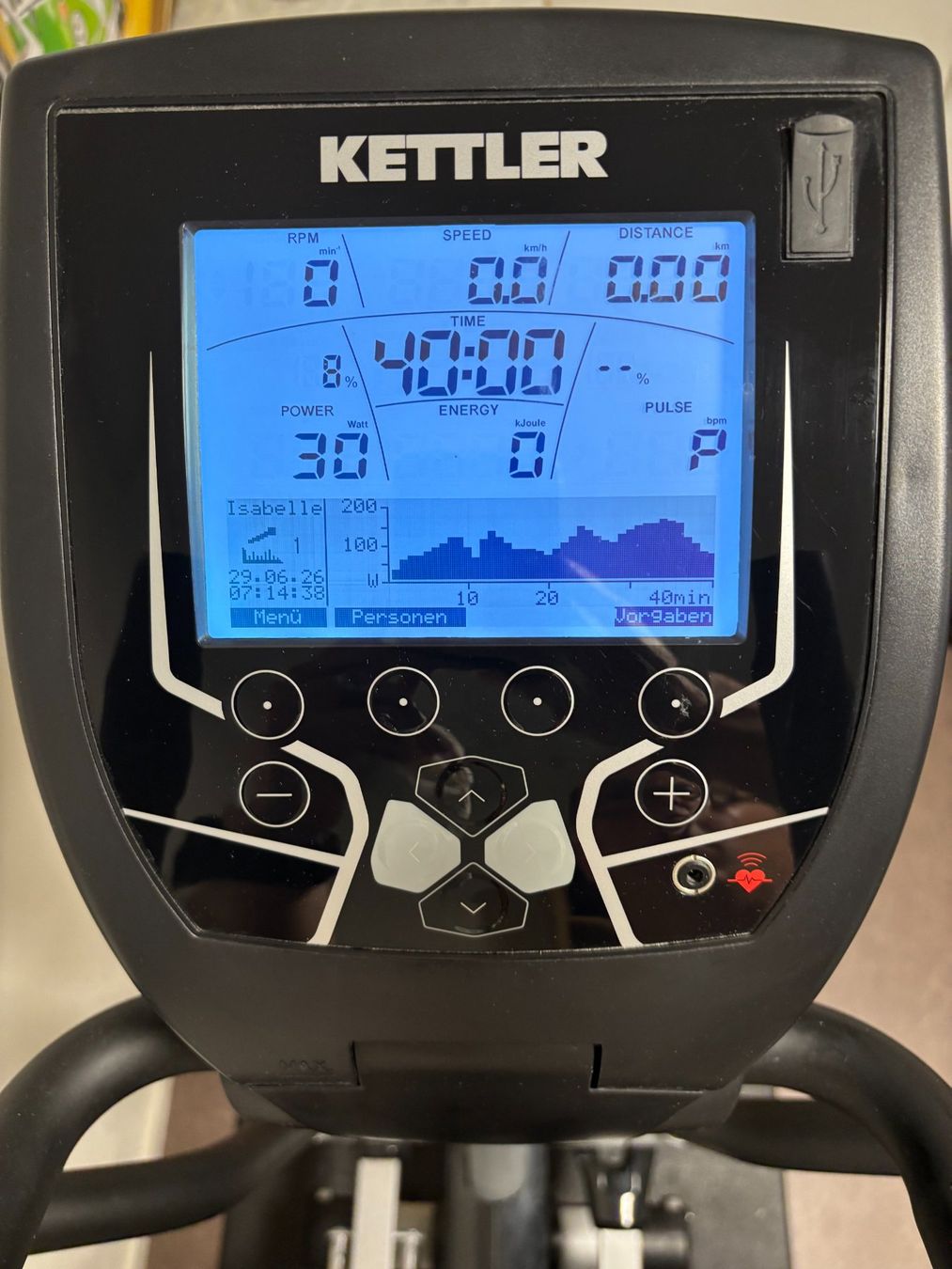 Kettler Vélos d'appartement: Crosstrainer Kettler Unix EX – D'occasion à Wolhusen par jo_li 1